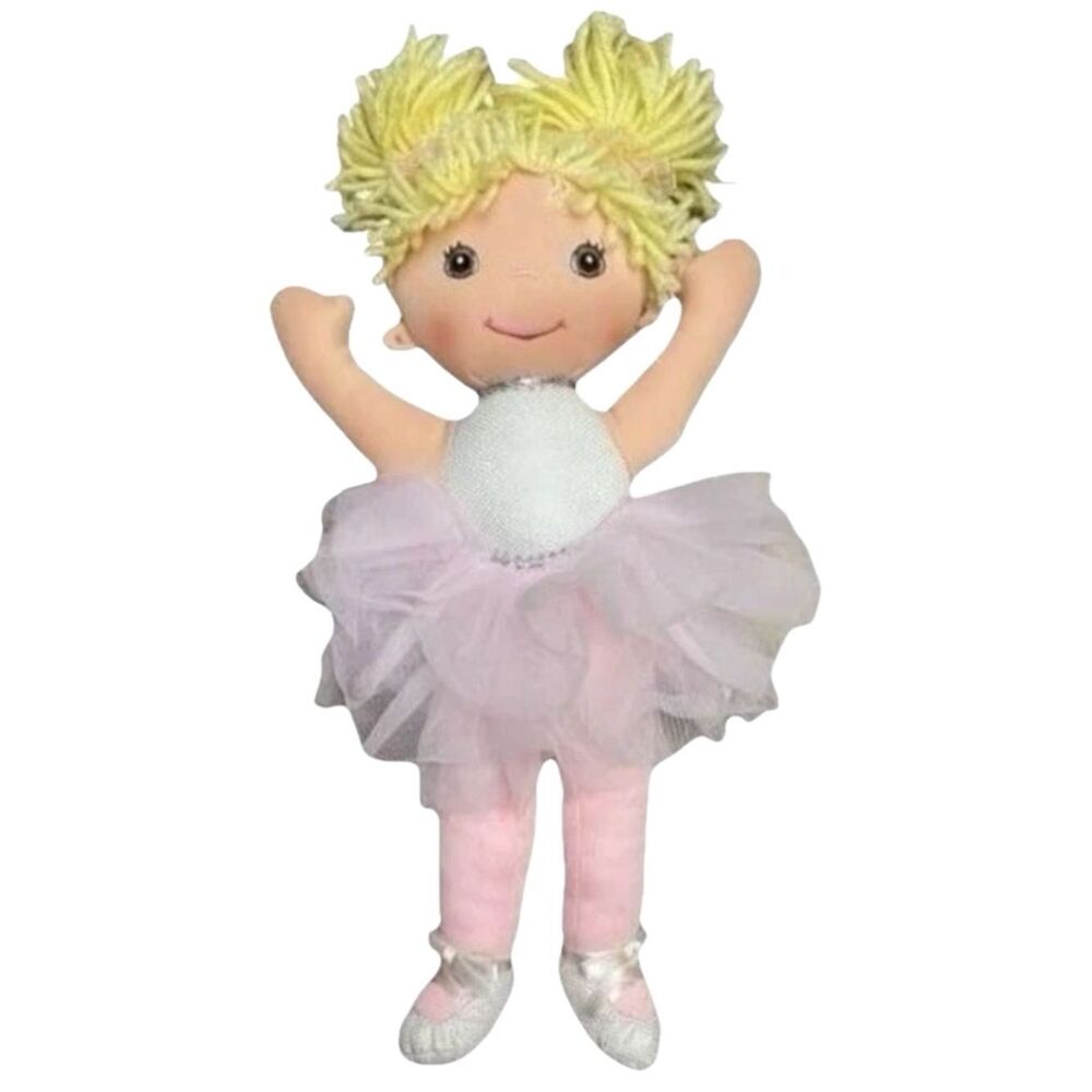 Debbie Dancer Plush Ballerina Doll 19” Pink Tutu Blonde Hair Display Only 2002